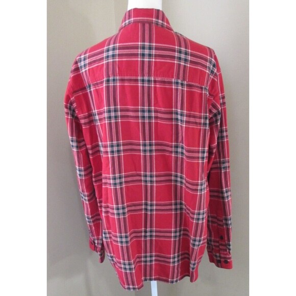 Columbia Rapid Rivers II Shirt Men's Large Red Plaid Longsleeve - Picture 2 of 4